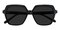 Spring Black Polygon TR90 Sunglasses