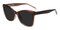 Micah Brown Oval TR90 Sunglasses