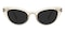 Candice Champagne Cat Eye TR90 Sunglasses