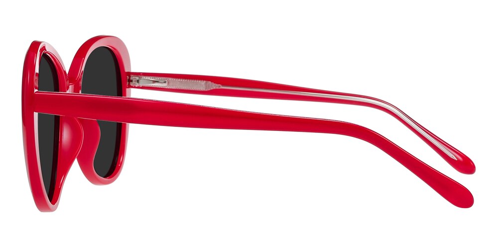 Quinn Red Cat Eye TR90 Sunglasses