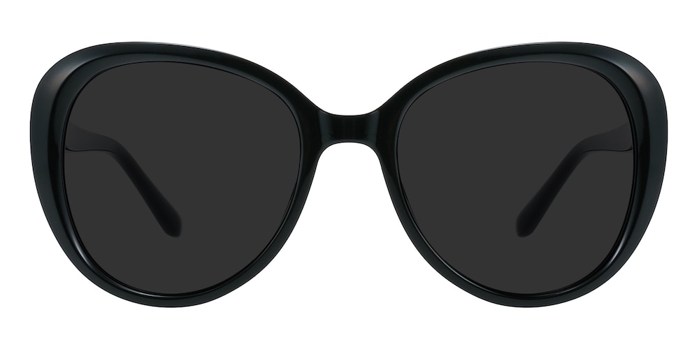 Quinn Black Cat Eye TR90 Sunglasses