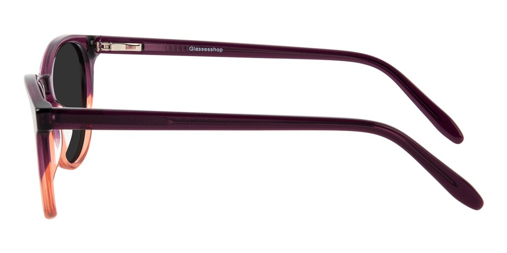 Breenda Purple Horn Acetate Sunglasses