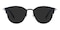 Jonesboro Blue/Silver Round Metal Sunglasses