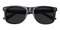 Bowling Black Classic Wayframe Acetate Sunglasses