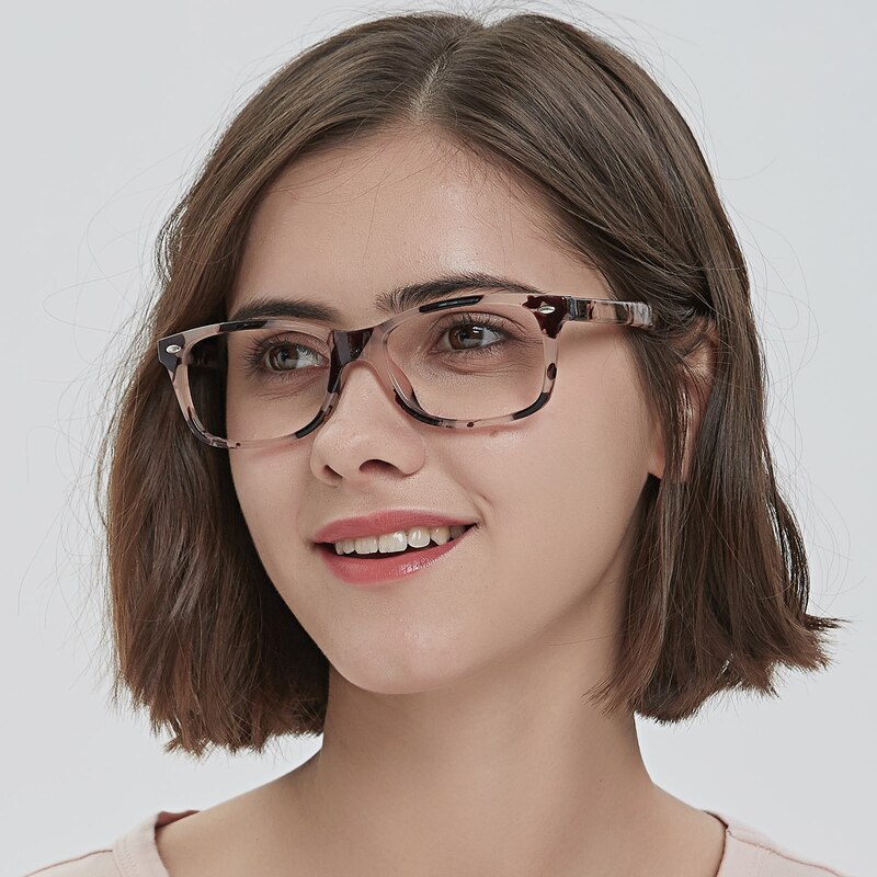 Hartford Petal Tortoise Rectangle TR90 Eyeglasses