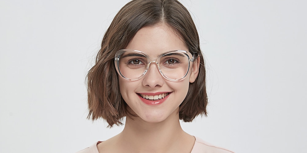Julia Crystal Cat Eye TR90 Eyeglasses