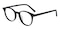 Joplin Black Round Acetate Eyeglasses