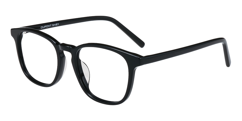 Jellico Black Horn Acetate Eyeglasses