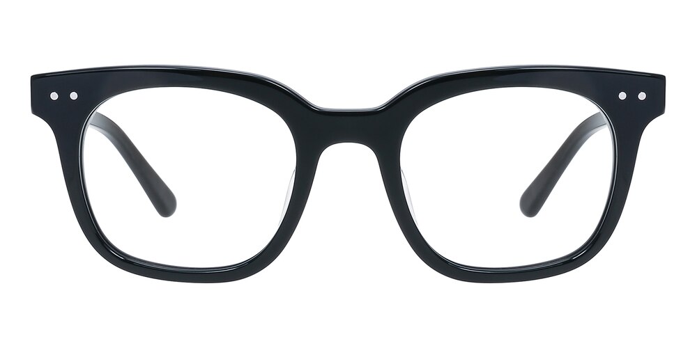 Aspen Black Square Acetate Eyeglasses