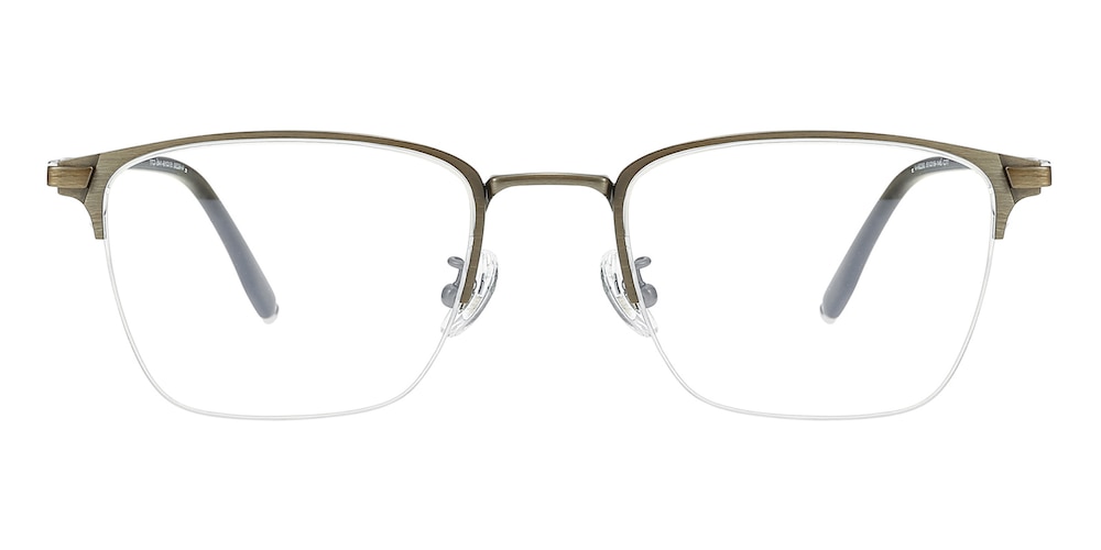 Cedric Golden Rectangle Titanium Eyeglasses