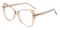 Eleanore Champagne Cat Eye TR90 Eyeglasses
