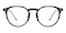 Glendale Black Polygon TR90 Eyeglasses