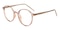 Laguna Light Brown Round TR90 Eyeglasses