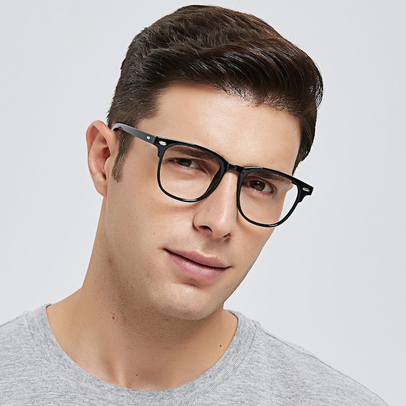 Fresno Black Horn TR90 Eyeglasses