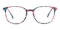 Pete Multicolor Rectangle Acetate Eyeglasses