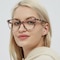 Lindsay Petal Tortoise Cat Eye Acetate Eyeglasses