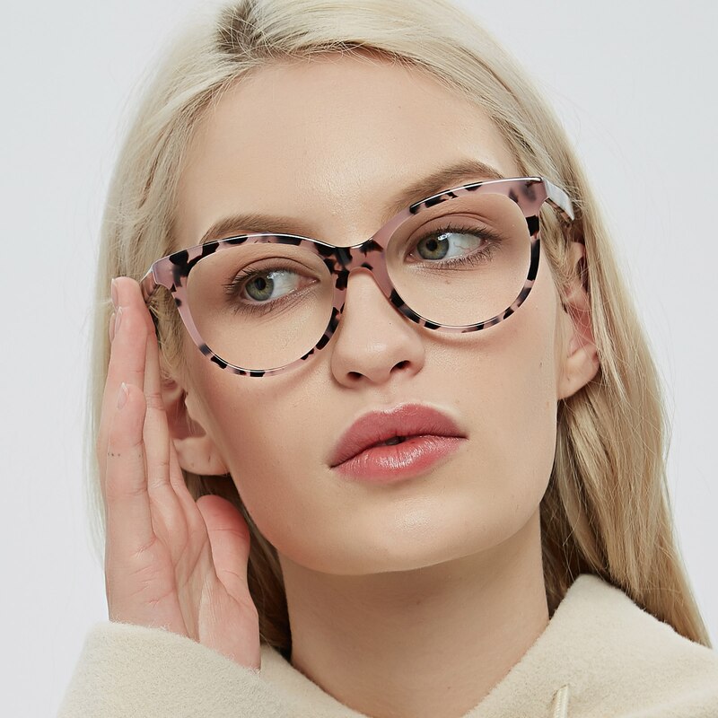 Lindsay Petal Tortoise Cat Eye Acetate Eyeglasses