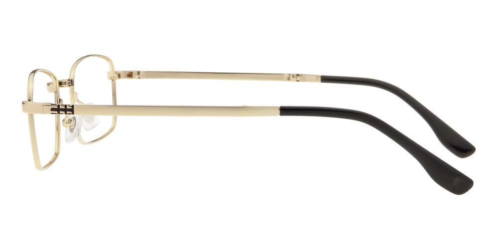 Augustine Golden Rectangle Metal Eyeglasses
