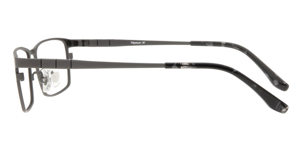 Benedict Gunmetal Rectangle Titanium Eyeglasses