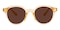 Alpharetta Orange Round TR90 Sunglasses