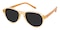 Peoria Orange Aviator TR90 Sunglasses