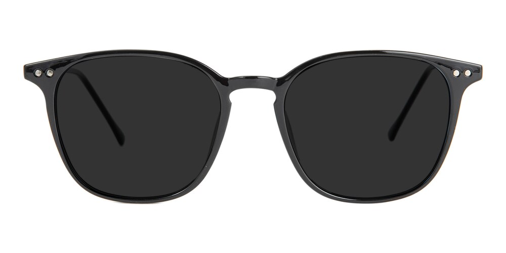 Michelle Black Square TR90 Sunglasses