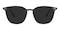 Michelle Black Square TR90 Sunglasses