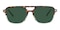 Antioch Tortoise/Crystal Aviator TR90 Sunglasses