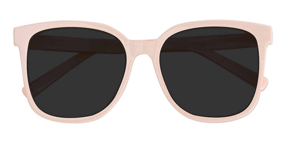 Mirabelle White Square TR90 Sunglasses
