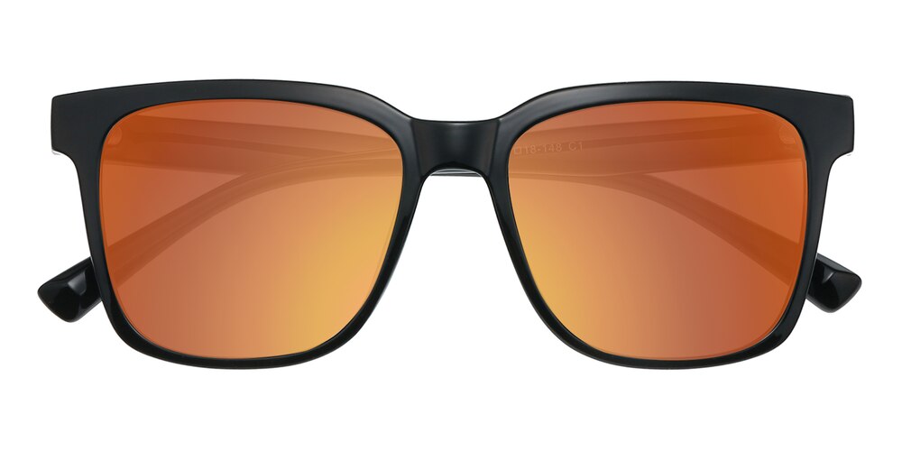 Ely Black Horn TR90 Sunglasses