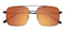 Kent Black Aviator Titanium Sunglasses