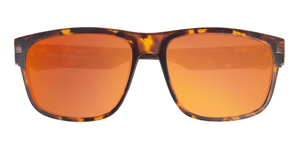 Booth Tortoise Rectangle TR90 Sunglasses