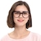Anna Red Browline Acetate Eyeglasses