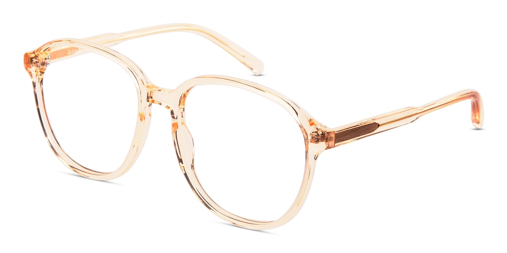 Waterville Champagne Round Acetate Eyeglasses
