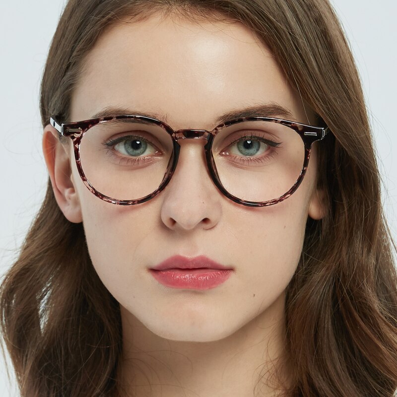 Hattiesburg Classic Wayframe Tortoise/Floral Eyeglasses