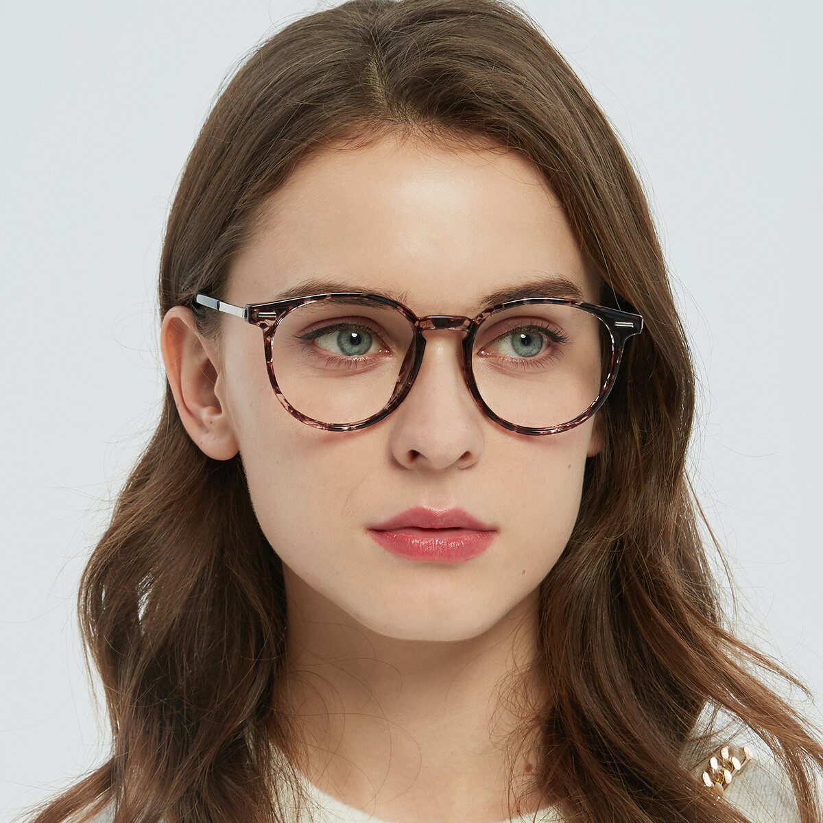 Hattiesburg Classic Wayframe Tortoise/Floral Eyeglasses