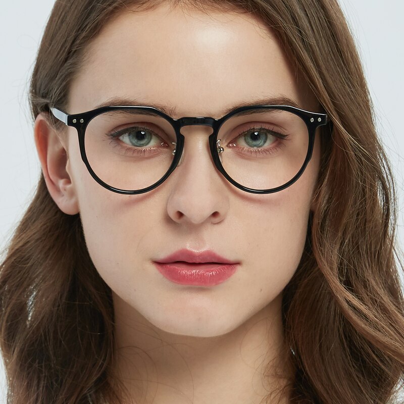 Glendale Classic Wayframe Black Eyeglasses