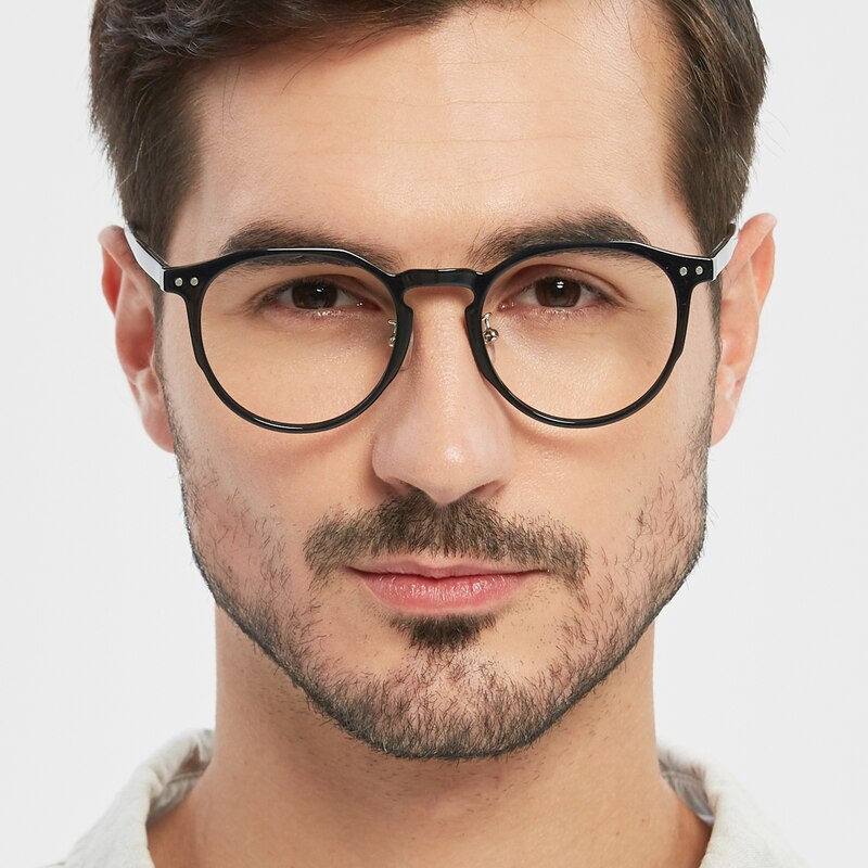 Glendale Classic Wayframe Black Eyeglasses