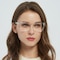 Annabelle Crystal Cat Eye TR90 Eyeglasses