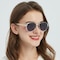 Peoria Crystal Aviator TR90 Sunglasses