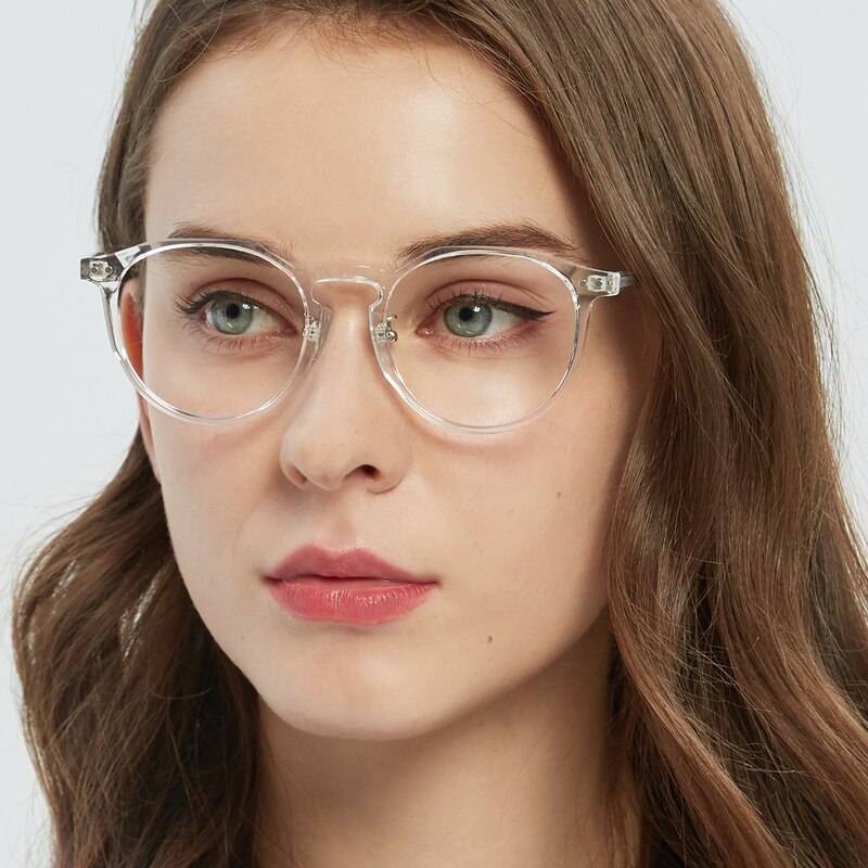 Glendale Classic Wayframe Crystal Eyeglasses