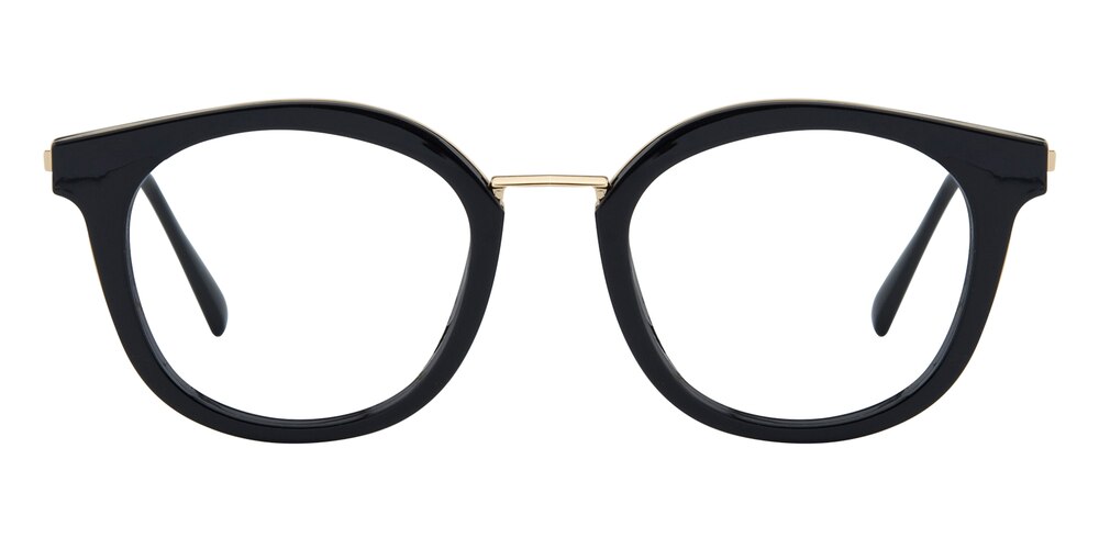 Florence Black Oval TR90 Eyeglasses