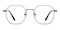 Winston Black/Crystal Polygon Metal Eyeglasses