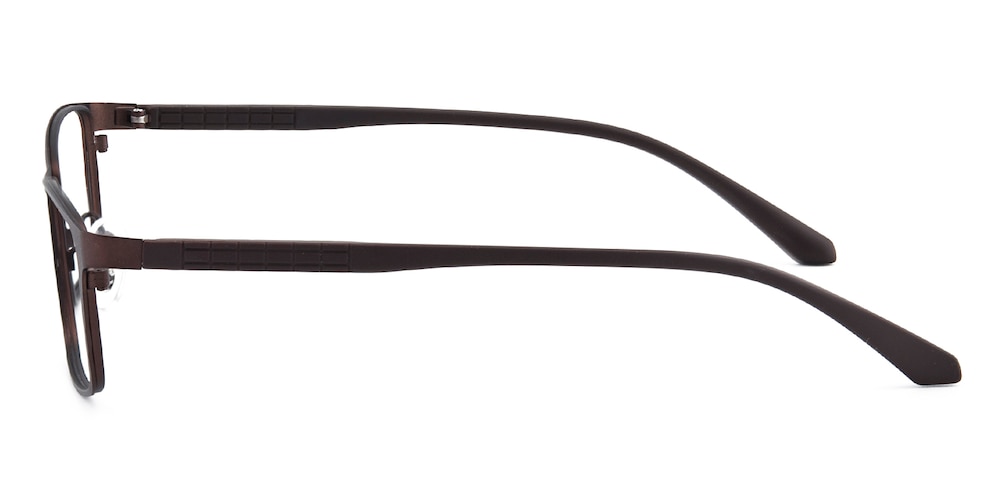 Antony Brown Rectangle Metal Eyeglasses