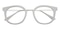 Florence White Oval TR90 Eyeglasses