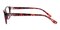 Valentina Red Cat Eye Plastic Eyeglasses