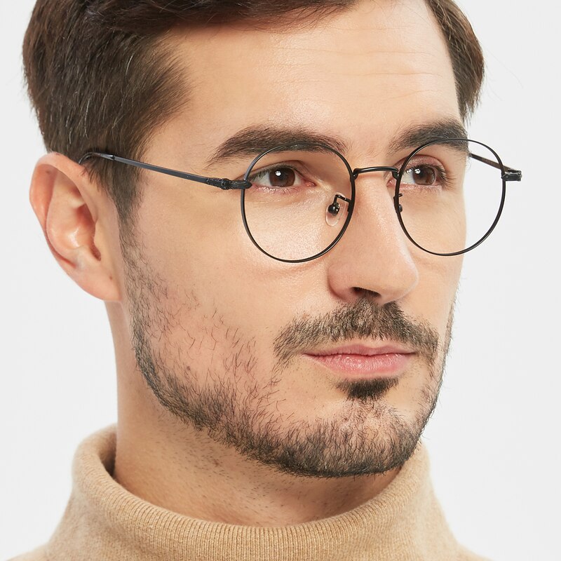 Regina Round Black Eyeglasses