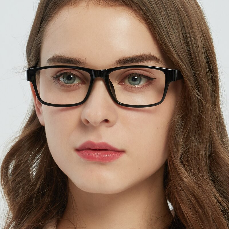 BowlingGreen Black Rectangle TR90 Eyeglasses