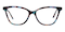 Poppy Dark Multicolor Cat Eye Acetate Eyeglasses