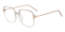 Salem Champagne/Crystal Square TR90 Eyeglasses